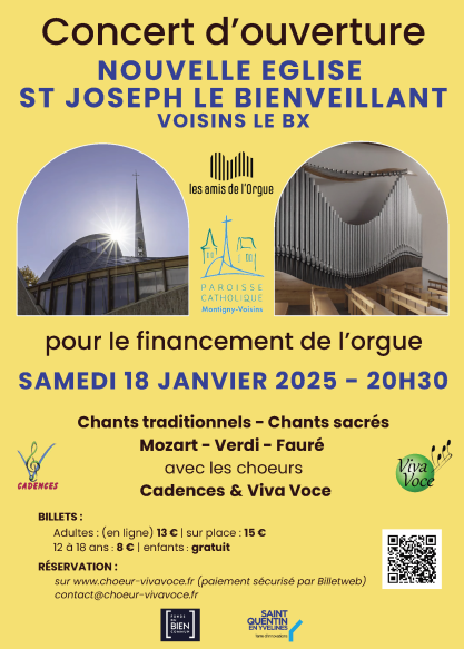 Affiche concert orgue